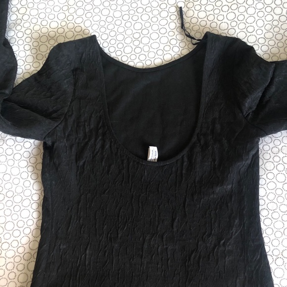 & Other Stories textured low back top - black - Picture 10 of 12